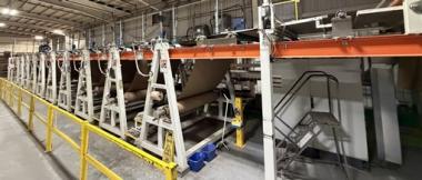 COMPLETE HONEYCOMB / CELLULAR PAPER CORE PRODUCTION LINE COMPLETE HONEYCOMB / CELLULAR PAPER CORE PRODUCTION LINE